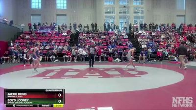 113 lbs Quarterfinal - Jacob Bond, Baylor School vs Boyd Looney, Battle Ground Academy