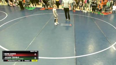 46 lbs Quarterfinal - Rome Sands, Team Prestige vs Jayden Trimble, Sanderson Wrestling Academy