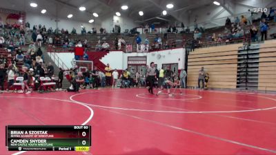 53 lbs Cons. Round 1 - Camden Snyder, New Castle Youth Wrestling vs Brian A Szostak, Rhyno Academy Of Wrestling