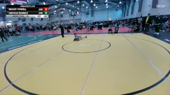 75 lbs Cons. Round 5 - McCoy Powell, All American Wrestling Club vs Lincoln Daniels, Katy Area Wrestling Club