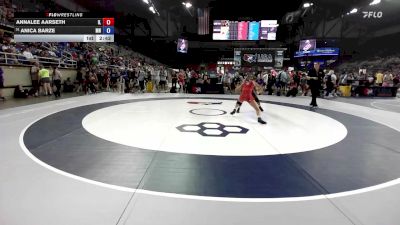 115 lbs Cons. Rd Of 32 - Annalee Aarseth, IL vs Anica Barze, MN