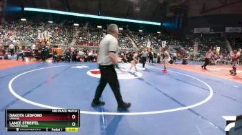 4A-145 lbs 3rd Place Match - Lance Streifel, Thunder Basin vs Dakota Ledford, Laramie