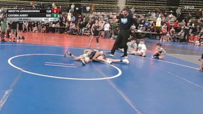 65 lbs Rr Rnd 5 - Westyn Lewandowski, F.L.O.W. - ESC vs Cayden Avery, Rabbit Wrestling Club - ESC