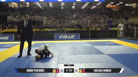 Luca Gael Carrillo vs Kaiden Tyler Kosec 2025 Pan Kids Jiu-Jitsu IBJJF Championship