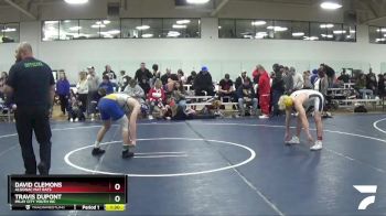 147 lbs Quarterfinal - David Clemons, Algonac Mat Rats vs Travis Dupont, Imlay City Youth WC