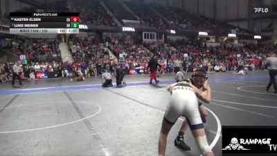 105 lbs Champ. Round 1 - Luke Meinen, Blue Valley vs Kasten Elsen, Council Grove