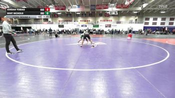 157 lbs Cons. Round 5 - Whit Nichols, William Woods University vs Jordan Tobias, Hastings (Neb.)