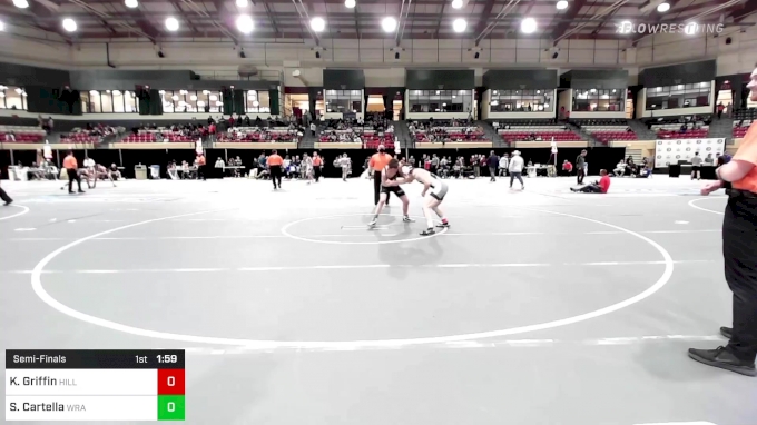 138 lbs Semifinal - Kelvin Griffin, The Hill School vs Sam Cartella ...