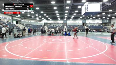 174 lbs Cons. Round 3 - James Opitz, Williams Baptist vs JeanCarlos Martinez, Andrew College
