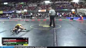 Cons. Semi - Carson DesRosier, Helena Capital vs Talen Barrington, Billings Skyview