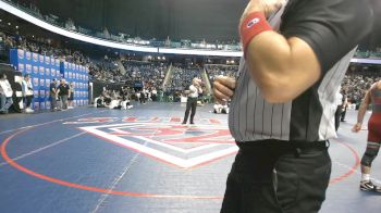 6A 144 lbs Cons. Round 1 - Carson Powell, St. Stephens High School vs Darian Shelly, Swansboro