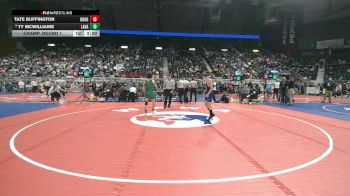 3A-113 lbs Champ. Round 1 - Ty McWilliams, Lander Valley vs Tate Buffington, Douglas