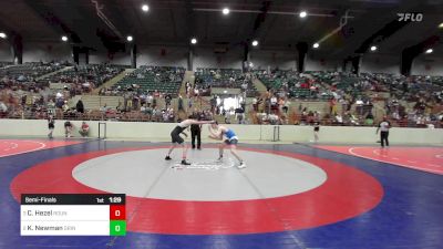 135 lbs Semifinal - Cole Hezel, Roundtree Wrestling Academy vs Kelson Newman, Grindhouse Wrestling