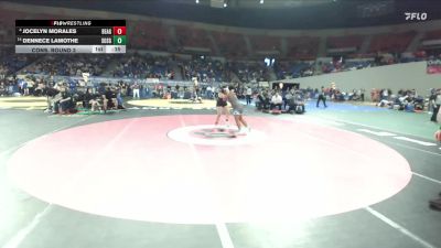 6A/5A Girls 190 Cons. Round 3 - Jocelyn Morales, Beaverton Girls vs Dennece LaMothe, South Salem Girls