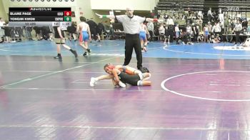 53 lbs Rr Rnd 2 - Blaine Page, All I See Is Gold Academy Stars - ESC vs Yongjin Kwon, Empire Wrestling Academy 1 - ESC