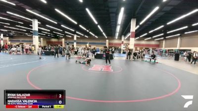 108 lbs Round 3 - Ryan Salazar, Spartan Mat Club vs Hadassa Valencia, NB Elite Wrestling Club