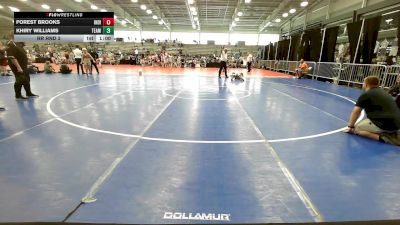 80 lbs Rr Rnd 3 - Forest Brooks, Indiana Outlaws Maroon vs Khiry Williams, Team Germantown