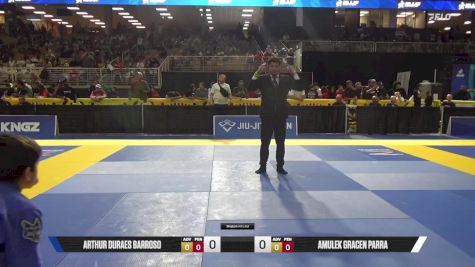 Amulek Gracen Parra vs Arthur Duraes Barroso 2025 Pan Kids Jiu-Jitsu IBJJF Championship