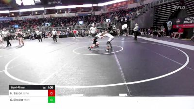 77-84.6 lbs Semifinal - Holly Eason, South Central Punisher Wrestling Club vs Sloan Shober, Mcpherson