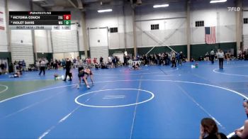 79-86 lbs Quarterfinal - Victoria Couch, 2TG vs Violet Davis, Wiggins