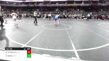 132-138.2 lbs 5th Place - Miley Kirkpatrick, Rockets vs Rylin Beatty, MoWest Championship Wrestling