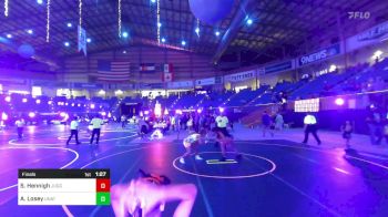 109 lbs Final - Sophia Hennigh, Juggernaut WC vs Alayah Losey, Unattached