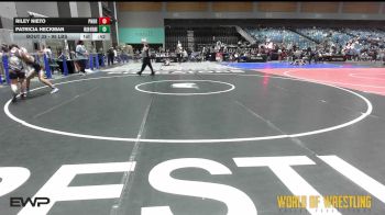 95 lbs Consi Of 8 #1 - Riley Nieto, Pounders WC vs Patricia Heckman, Fallon Outlaws Wrestling Club