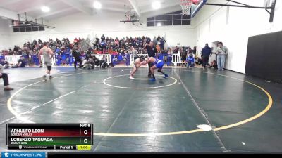 138 lbs Cons. Round 5 - Lorenzo Taguada, Caruthers vs Arnulfo Leon, Golden Valley