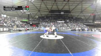 Boys 4A 215 lbs Cons. Round 2 - Ken David Larsen, Mariner vs Preston True, Issaquah