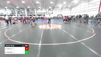 112 lbs Consi Of 16 #2 - Andyn Gentry, Saint John's Pioneer WC vs Quincy Nesbitt, ME Trappers WC