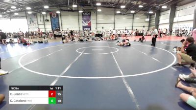 160 lbs Rr Rnd 2 - Cyrus Jones, MetroWest United Red vs Chase Catalano, Panther Wrestling Club