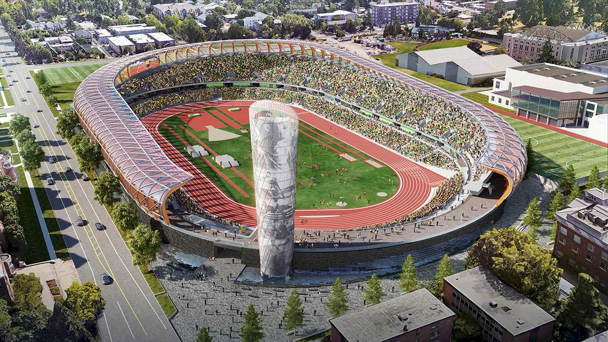The University Of Oregon Reveals The New Hayward Field