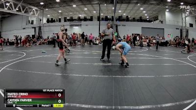 126 lbs Placement (4 Team) - Cayden Farver, LBWC vs Mateo Crino, GPS Blue