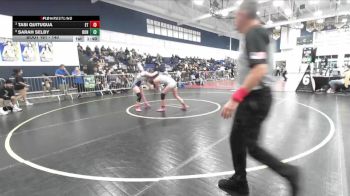 140 lbs Quarterfinal - Tasi Quitugua, El Toro vs Sarah Selby, Bonita