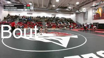126 lbs Cons. Semi - Luke Gomez, Chatfield vs Asher Diamond, Broomfield