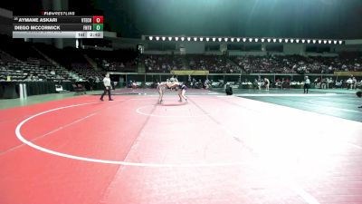 125 lbs Consi Of 16 #2 - Aymane Askari, Virginia Tech vs Diego McCormick, Fontbonne