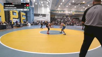 144 lbs Quarterfinal - John Rovillard, Sussex Central H S vs Tyler Rosan, Polytech