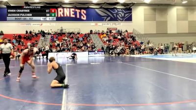 157 lbs Champ. Round 1 - Owen Crabtree, Otterbein University vs Jackson Fulcher, Marymount