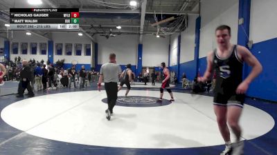 215 lbs Consi Of 8 #1 - Nicholas Gauger, Westfield vs Matt Walsh, Duxbury