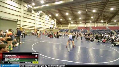 135 lbs Placement (16 Team) - Davis Covey, South Central Utah vs Garrett Holpp, Black Fox Wrestling