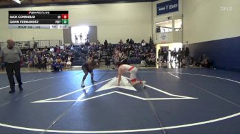 157 lbs Cons. Round 3 - Gavin Fernandez, Cal Poly SLO vs Jack Consiglio, Unattached