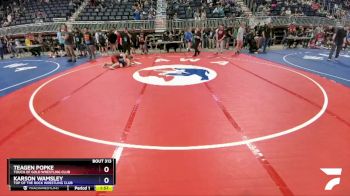 130 lbs Cons. Round 1 - Teagen Popke, Touch Of Gold Wrestling Club vs Karson Wamsley, Top Of The Rock Wrestling Club