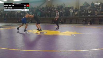 162-174 lbs Round 1 - Riggs Walker, Clear Creek vs Liam Reyes, Twin Spruce