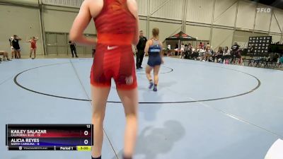 110 lbs Round 2 (6 Team) - Abbi Cooper, California Blue vs Sara Warren, North Carolina