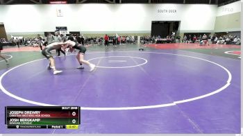 120 lbs Cons. Round 2 - Josh Bergkamp, Dowling Catholic vs Joseph Drewry, Christian Brothers High School