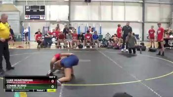 105 lbs Round 3 (6 Team) - Luke Munsterman, American Gladiators vs Connie Burns, Team Gotcha Red