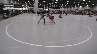 157 lbs Cons. Rd Of 16 - Dallas Gossen, Minnesota vs Gavin Hoerr, Izzy Style Wrestling