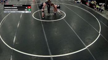 215 lbs Quarterfinals (8 Team) - Dahkota Zlomke, Battle Creek vs Christian Nordby, Pierce