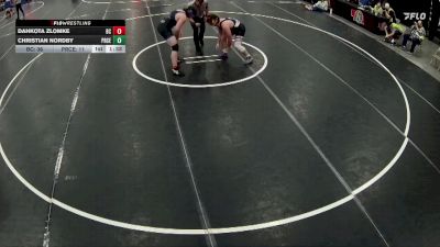215 lbs Quarterfinals (8 Team) - Dahkota Zlomke, Battle Creek vs Christian Nordby, Pierce
