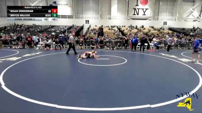 99 lbs Cons. Round 3 - Noah Winseman, HF-L Wrestling vs Bryce Wilcox, Mat Creatures Wrestling Club
